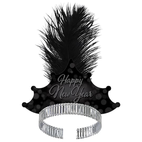 Beistle Blackout New Year Tiaras, 50ct. | Michaels®